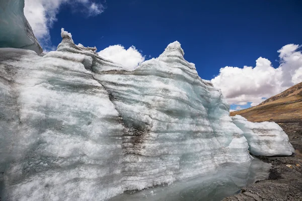 Krkonoše Ledovec Vysokých Horách — Stock fotografie