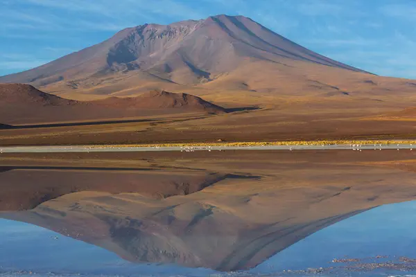 stock image Beautiful natural landscapes in Atacama desert, northern Chile