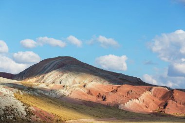 Peru 'daki And Dağları' ndaki (veya Güney Cordilleras 'taki) güzel dağlar