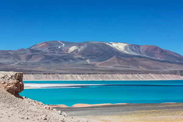 Fantastische Landschaften Norden Argentiniens Schöne Inspirierende Naturlandschaften Laguna Verde Salar — Stockfoto