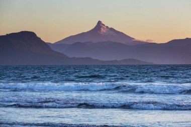 Pasifik Okyanusu kıyısı boyunca Carretera Austral, Patagonya, Şili