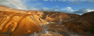 Fumarole alanında namafjall, İzlanda