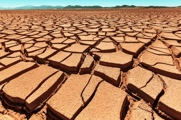 Drought Land Deserted Mountains — Stock Photo, Image