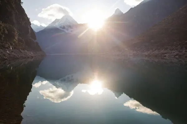 Beautiful Lake Paron Cordillera Blanca Peru South America — Stock Photo, Image