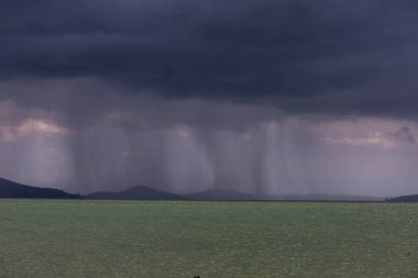 Bolivya 'daki güzel Titicaca Gölü