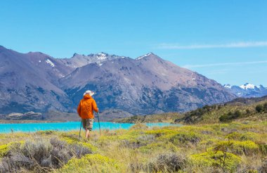 Patagonya dağlarında yürüyüş, Arjantin