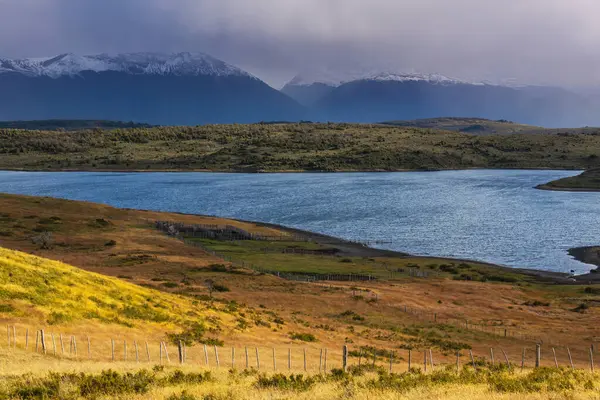 End World Beautiful Natural Landscape Beagle Sound Ushuaia Argentina — Stock Photo, Image