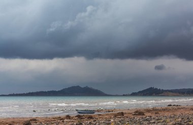 Bolivya 'daki güzel Titicaca Gölü