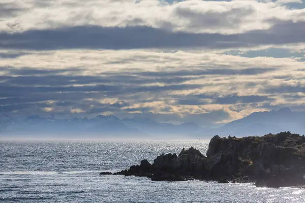 Vége Világnak Gyönyörű Természeti Táj Körül Beagle Hang Ushuaia Argentína — Stock Fotó