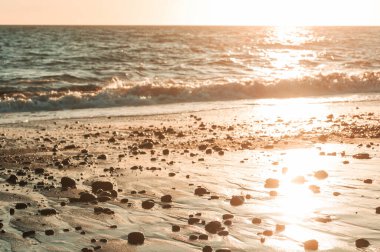 Doğal arkaplan için deniz batımı