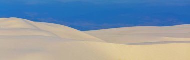 White Sands Ulusal Anıtı, New Mexico, ABD 'de alışılmadık doğal manzaralar