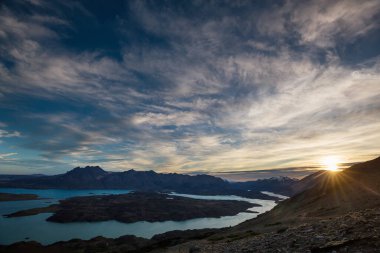 Perito Moreno Ulusal Parkı Arjantin, Güney Amerika.