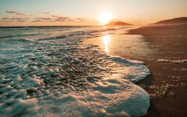 Doğal arkaplan için deniz batımı