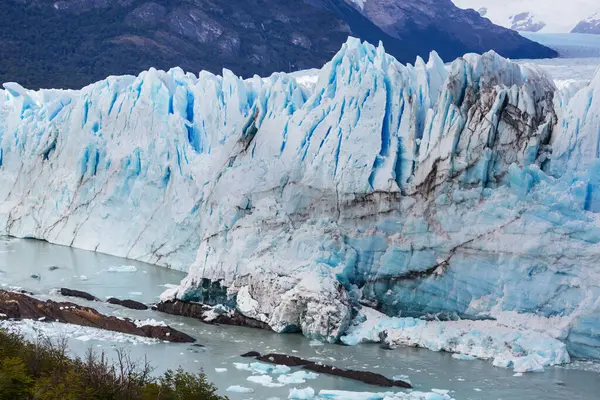 Perito Moreno Gleccser Los Glaciares Nemzeti Parkban Santa Cruz Tartományban Stock Kép