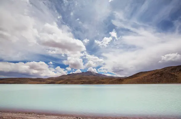 Όμορφα Φυσικά Τοπία Στην Έρημο Ατακάμα Βόρεια Χιλή Εικόνα Αρχείου