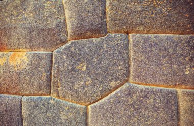 Şehir machu-picchu, peru İnka duvar