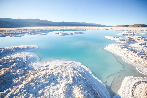 Kuzey Arjantin Fantastik Manzaraları Güzel Ilham Verici Doğal Manzaralar Salar — Stok fotoğraf