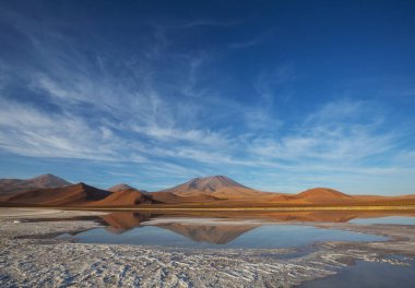Atacama Çölü, Kuzey Şili 'deki güzel doğal manzaralar.