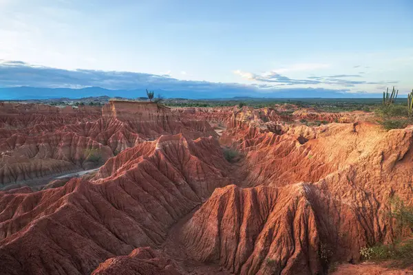 Ungewöhnliche Landschaften Der Tatacoa Wüste Kolumbien Südamerika Stockbild