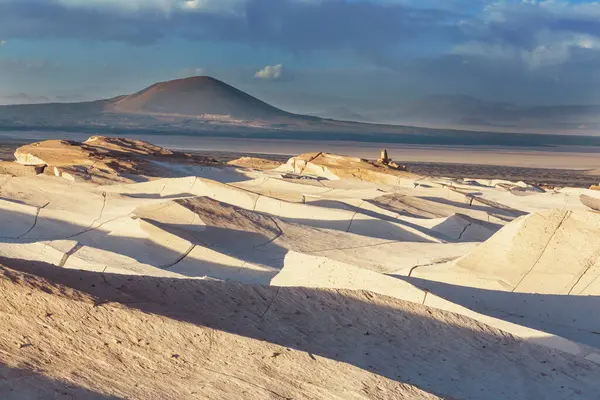 阿根廷北部美丽的风景 美丽而鼓舞人心的自然景观 Campo Piedra Pomez Antofagasta Sierra Puna 图库图片