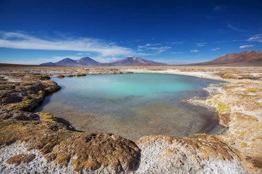 Atacama Çölü, Kuzey Şili 'deki güzel doğal manzaralar.