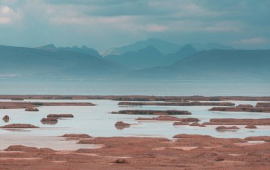 Cordillera Blanca 'da güzel dağlar, Peru, Güney Amerika