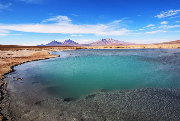 Prachtige Natuurlijke Landschappen Atacama Woestijn Noord Chili Rechtenvrije Stockfoto's