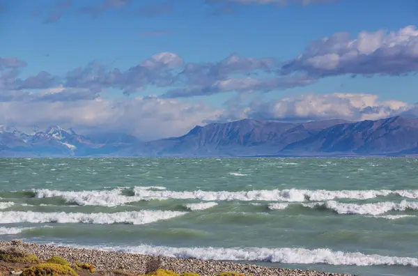 Vakre Fjellandskap Patagonia Mountains Lake Argentina Sør Amerika royaltyfrie gratis stockfoto