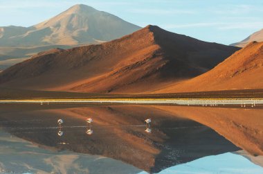 Atacama Çölü, Kuzey Şili 'deki güzel doğal manzaralar.