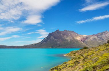 Perito Moreno Ulusal Parkı Arjantin, Güney Amerika.