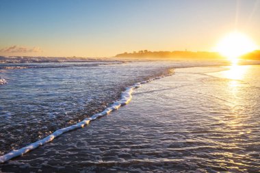 Doğal arkaplan için deniz batımı