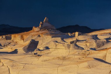 Kuzey Arjantin 'in fantastik manzaraları. Güzel, ilham verici doğal manzaralar. Campo de Piedra Pomez Antofagasta de la Sierra yakınlarında, Puna.