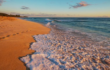 Doğal arkaplan için deniz batımı