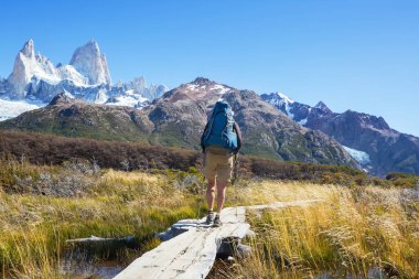 Patagonya dağlarında yürüyüş, Arjantin