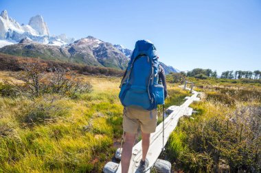 Patagonya dağlarında yürüyüş, Arjantin