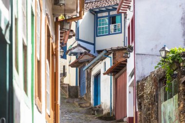 Ouro Preto 'daki Koloni Mimarisi, Minas Gerais, Brezilya