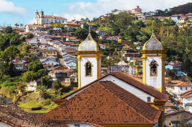 Ouro Preto 'daki Koloni Mimarisi, Minas Gerais, Brezilya