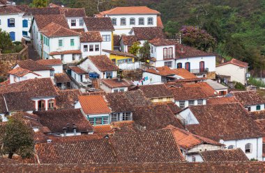 Ouro Preto 'daki Koloni Mimarisi, Minas Gerais, Brezilya