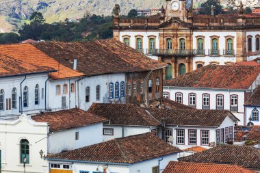 Ouro Preto 'daki Koloni Mimarisi, Minas Gerais, Brezilya