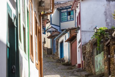 Ouro Preto 'daki Koloni Mimarisi, Minas Gerais, Brezilya