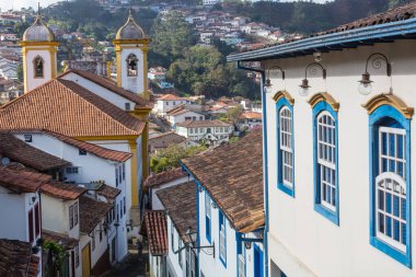 Ouro Preto 'daki Koloni Mimarisi, Minas Gerais, Brezilya