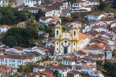 Ouro Preto 'daki Koloni Mimarisi, Minas Gerais, Brezilya