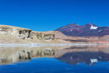 Atacama Çölü, Kuzey Şili 'deki güzel doğal manzaralar.