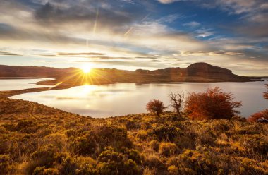 Perito Moreno Ulusal Parkı Arjantin, Güney Amerika.