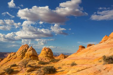 Vermillion Cliffs Vahşi Doğa Bölgesi, Utah ve Arizona 'dan Çakal Buttes.
