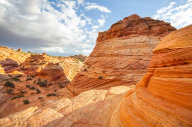 Vermillion Cliffs Vahşi Doğa Bölgesi, Utah ve Arizona 'dan Çakal Buttes.
