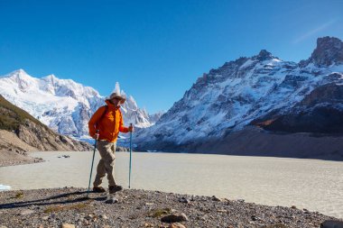 Patagonya dağlarında yürüyüş, Arjantin