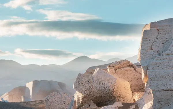 stock image Fantastic Scenic landscapes of Northern Argentina. Beautiful inspiring natural landscapes. Campo de Piedra Pomez near Antofagasta de la Sierra, Puna.