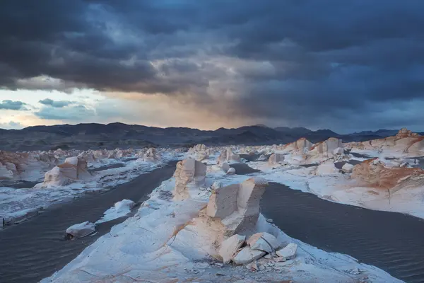 stock image Fantastic Scenic landscapes of Northern Argentina. Beautiful inspiring natural landscapes. Campo de Piedra Pomez near Antofagasta de la Sierra, Puna.