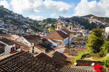 Ouro Preto 'daki Koloni Mimarisi, Minas Gerais, Brezilya